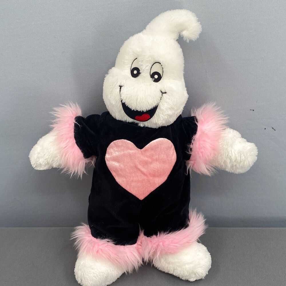 Build A Bear Boorific Happy Ghost & Costume Halloween Plush Stuffed Toy White 18